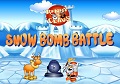 Snow bomb battle